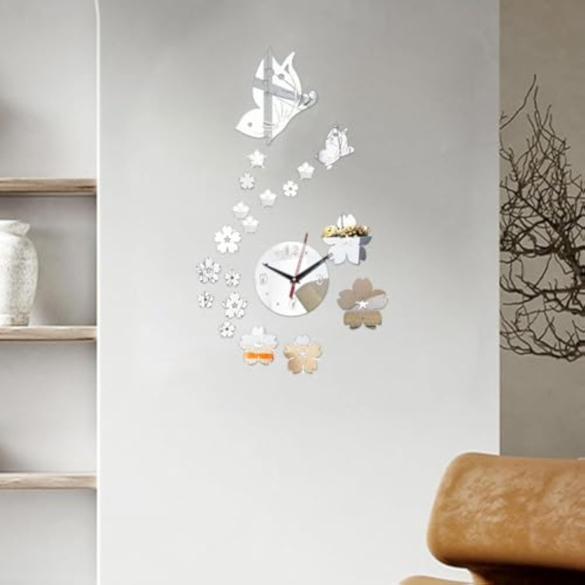 DIY Wall Hanging Clock Decorative for Indoor Spaces